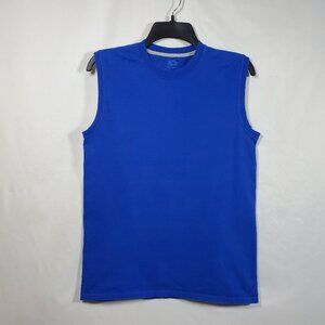 Fruit of the Loom Men's Sleeveless Royal Blue Muscle Shirt Size Small